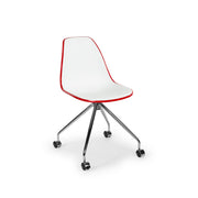 Atmacha Home & Living Chair Red / Chrome Coated Eos-O Chair
