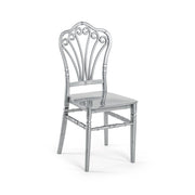 Atmacha Home & Living Chair Silver Flora Chair