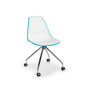 Atmacha Home & Living Chair Turquoise / Chrome Coated Eos-O Chair