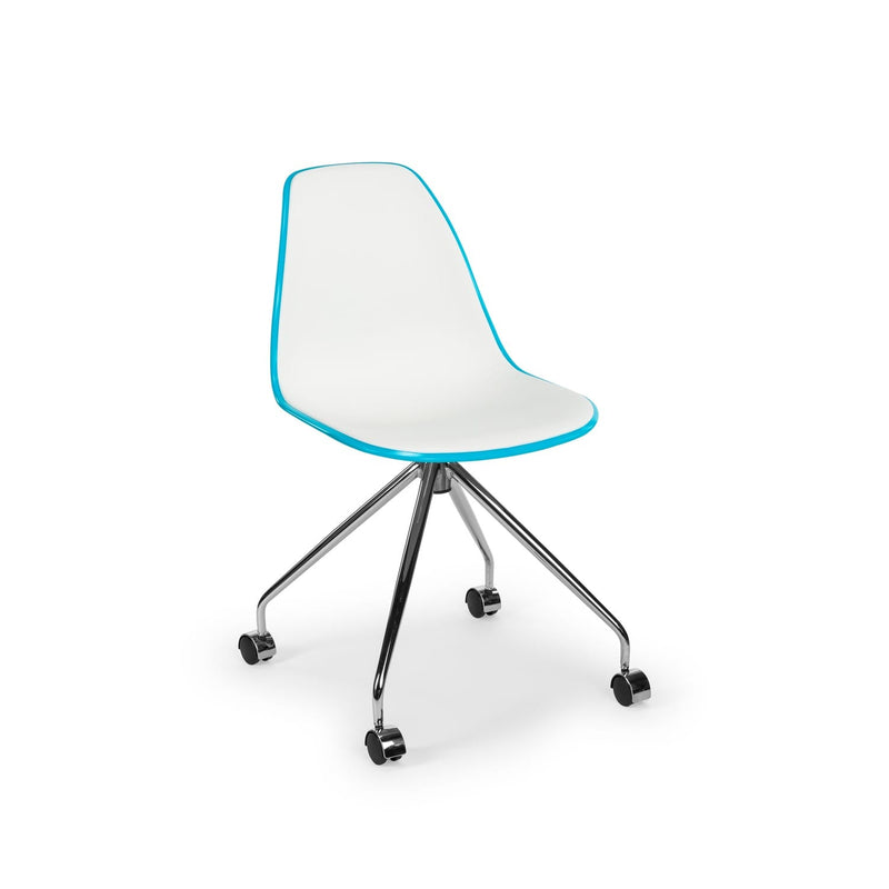 Atmacha Home & Living Chair Turquoise / Chrome Coated Eos-O Chair