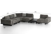 Atmacha Home & Living Corner Sofa Exence Corner Sofa