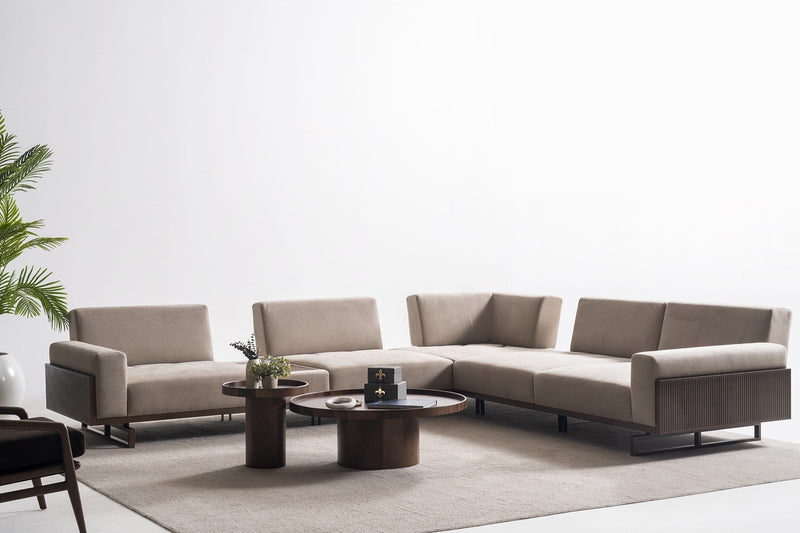 Atmacha Home & Living Corner Sofa Harmonia Modular Corner Sofa