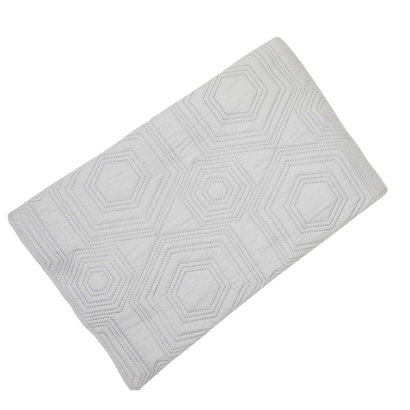 Atmacha Home & Living Cushion 200x230 cm / Assorted FAUX EMBROIDERY CONTRAST COL  BEDSPREAD 200 X 200x230 cm