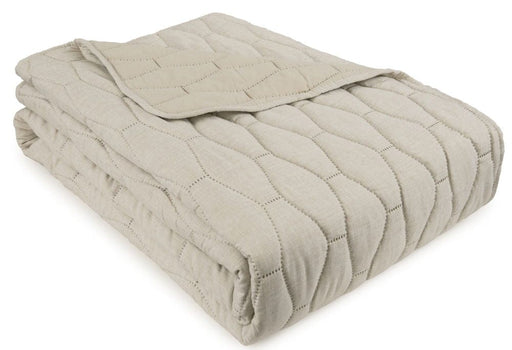 Atmacha Home & Living Cushion 200x230 cm / Assorted MELANGE LINEN LOOK QUILT -NATURAL 200x230 cm