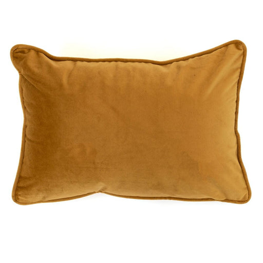 Atmacha Home & Living Cushion 30x45 cm / Assorted VELVET PIPED CUSHION COGNAC 30 X 45 30x45 cm