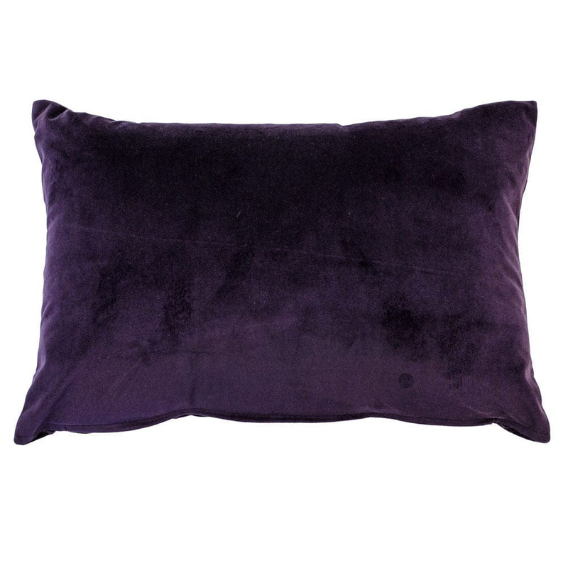 Atmacha Home & Living Cushion 30x45 cm / Purple Fibre Filled - MATT VELVET PURPLE 30 X 45 Purple / 30x45 cm