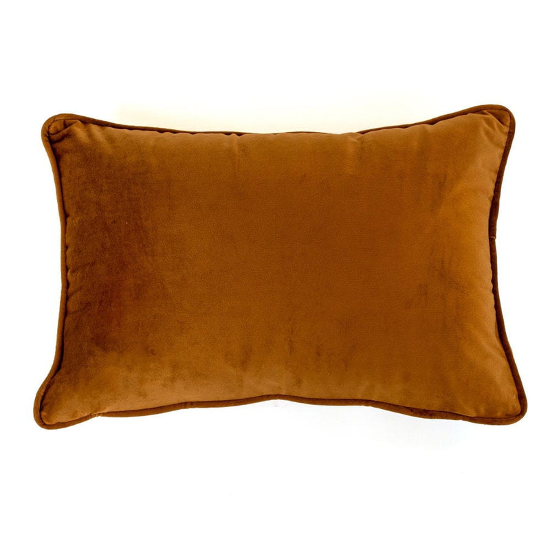 Atmacha Home & Living Cushion 30x45 cm / Tan VELVET PIPED CUSHION TAN 30 X 45 Tan / 30x45 cm