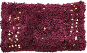 Atmacha Home & Living Cushion 30x50 cm / Assorted Fibre Filled- TEXTURED MOROCCON SEQUIN AUBERG 30x50 cm