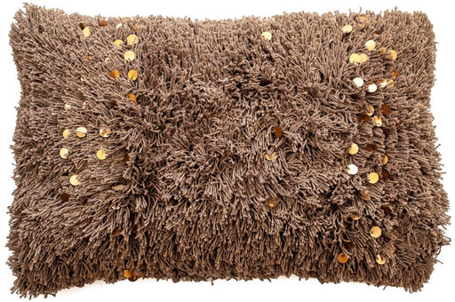 Atmacha Home & Living Cushion 30x50 cm / Assorted Fibre Filled- TEXTURED MOROCCON SEQUIN MINK 30x50 cm