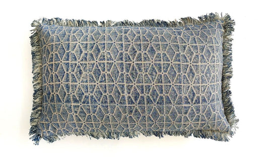 Atmacha Home & Living Cushion 30x50 cm / Assorted GEO BLOCK PRINT INDIGO  30 X 50 30x50 cm