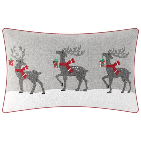 Atmacha Home & Living Cushion 30x50 cm / Assorted REINDEER CARRYING PREZZIES 30 X 50 30x50 cm