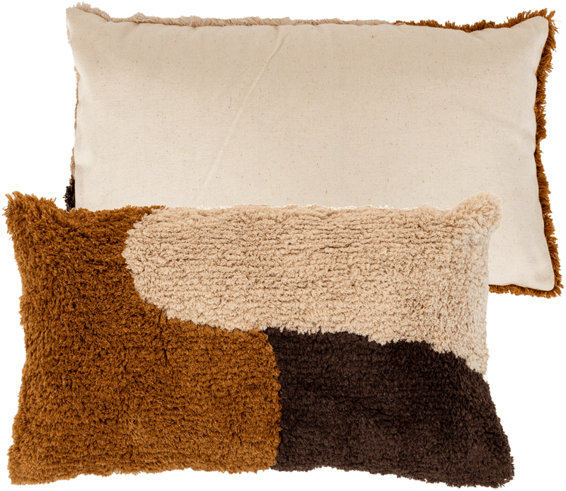 Atmacha Home & Living Cushion 30x50 cm / Assorted TUFTED CUSHION IN WARM SHADES 30 X 50 30x50 cm