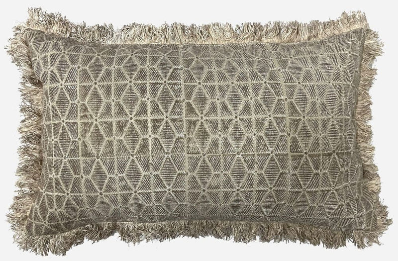 Atmacha Home & Living Cushion 30x50 cm / Green GEO BLOCK PRINT GREEN   30 X 50 Green / 30x50 cm