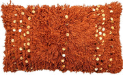 Atmacha Home & Living Cushion 30x50 cm / Rust Fibre Filled- TEXTURED MOROCCON SEQUIN RUST 3 Rust / 30x50 cm