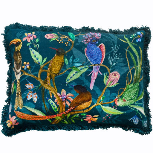 Atmacha Home & Living Cushion 35x50 cm / Assorted COLOURFUL TROPICAL BIRDS EMBELLISHED 35x50 cm