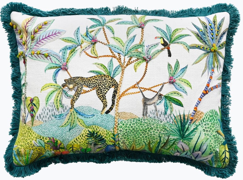 Atmacha Home & Living Cushion 35x50 cm / Assorted LEOPARD ON TREE EMB 35x50 cm