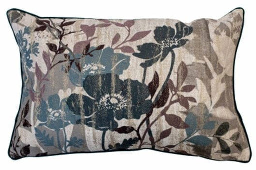 Atmacha Home & Living Cushion 35x55 cm / Assorted FLORAL SILHOUTTE IN PLUMS AND TEALS 35x55 cm