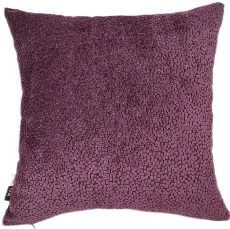Atmacha Home & Living Cushion 43x43 cm / Assorted CUT VELVET DOTS IN AUBERGINE 43x43 cm