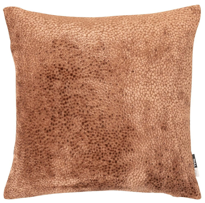 Atmacha Home & Living Cushion 43x43 cm / Assorted CUT VELVET DOTS IN CHOCOLATE 43x43 cm