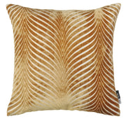 Atmacha Home & Living Cushion 43x43 cm / Assorted CUT VELVET FAN RADA  WHISKEY 43x43 cm