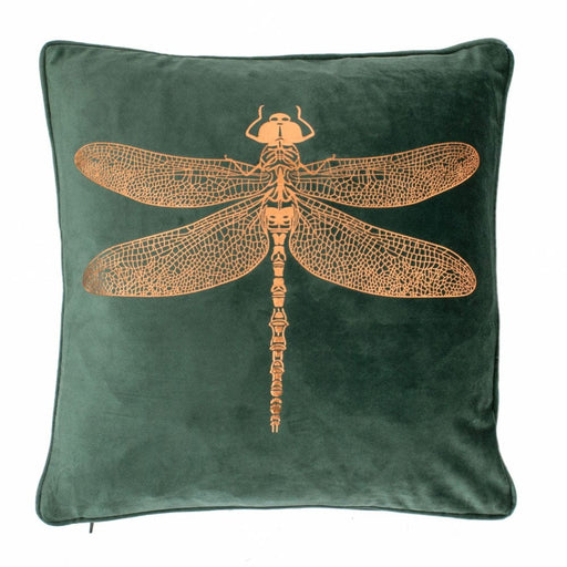 Atmacha Home & Living Cushion 43x43 cm / Assorted DRAGONFLY FOIL ON VELVET 43x43 cm