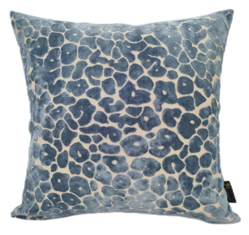 Atmacha Home & Living Cushion 43x43 cm / Assorted LEOPARD CUT VELV PAUL MONEYPENNY BLUE43 X 43 43x43 cm