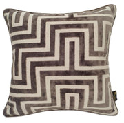 Atmacha Home & Living Cushion 43x43 cm / Assorted MAZE CUT VELVET PM CHOC 43x43 cm