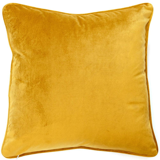 Atmacha Home & Living Cushion 43x43 cm / Assorted PIPED VELVET CUSHION COGNAC 43x43 cm