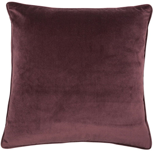 Atmacha Home & Living Cushion 43x43 cm / Assorted VELVET PIPED AUBERGINE 43x43 cm
