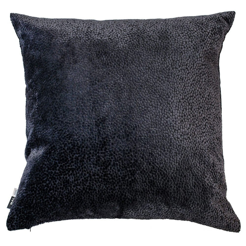 Atmacha Home & Living Cushion 43x43 cm / Black CUT VELVET DOTS IN BLACK / 43x43 cm