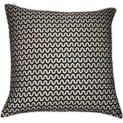 Atmacha Home & Living Cushion 43x43 cm / Black CUT VELVET WAVE BLACK / 43x43 cm