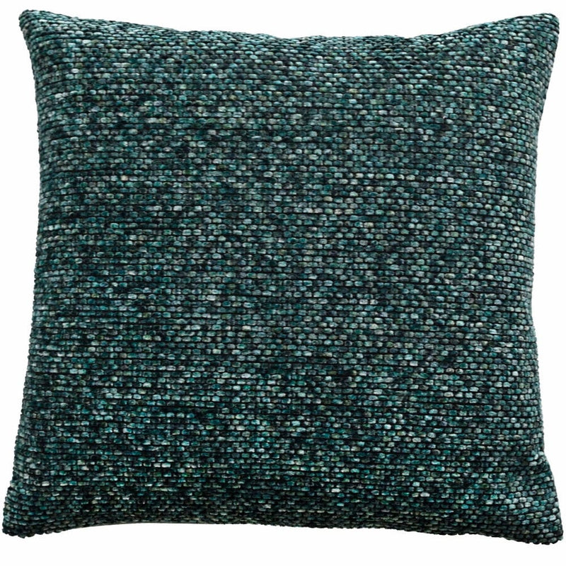 Atmacha Home & Living Cushion 43x43 cm / Emerald OMBRE CHENILLE SQUARES WITH VELVET BK EMERALD / 43x43 cm