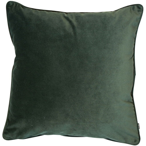 Atmacha Home & Living Cushion 43x43 cm / Green VELVET PIPED PINE GREEN / 43x43 cm