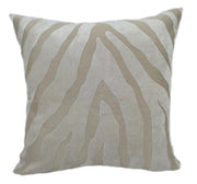 Atmacha Home & Living Cushion 43x43 cm / Ivory ZEBRA CUT VELVET PAUL MONEYPENNY IVORY  43 X Ivory / 43x43 cm