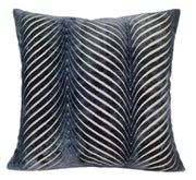 Atmacha Home & Living Cushion 43x43 cm / Navy CUT VELVET FAN RADA NAVY / 43x43 cm