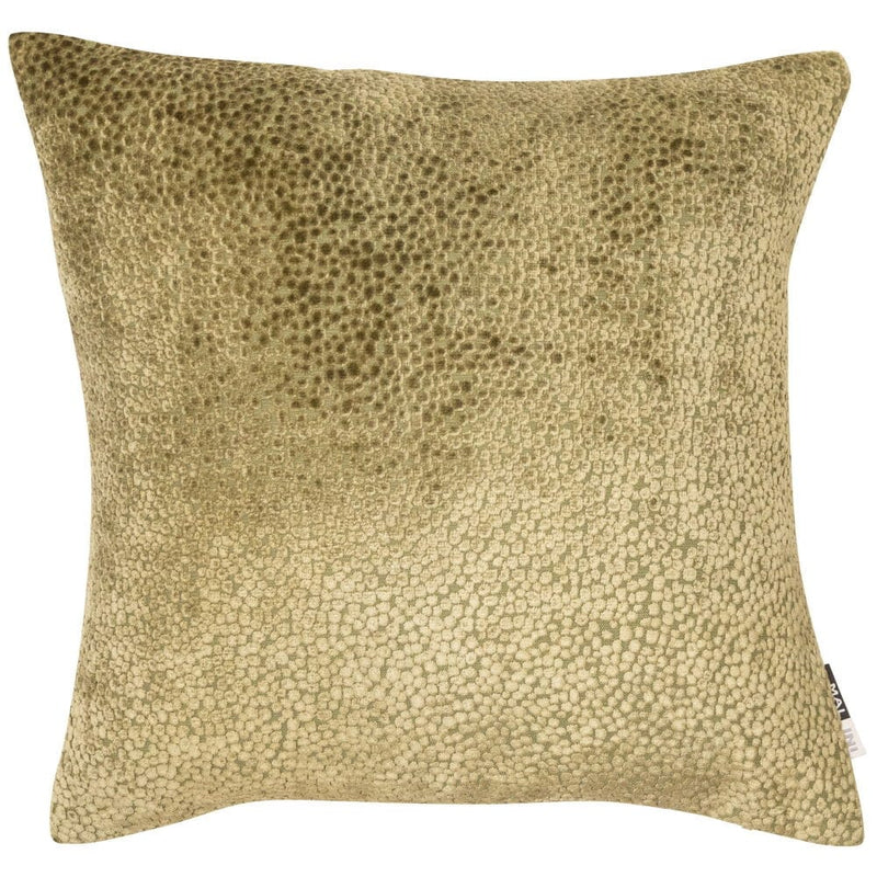 Atmacha Home & Living Cushion 43x43 cm / Olive CUT VELVET DOTS IN OLIVE / 43x43 cm