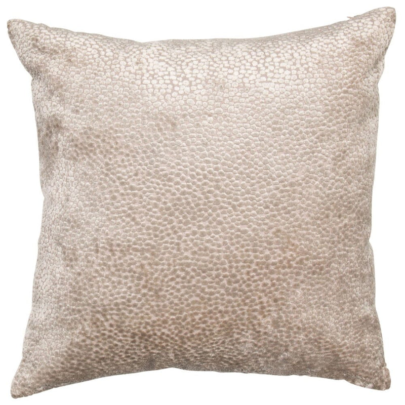 Atmacha Home & Living Cushion 43x43 cm / Taupe BURNT VELVET CUSHION TAUPE / 43x43 cm