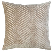 Atmacha Home & Living Cushion 43x43 cm / Taupe CUT VELVET FAN RADA TAUPE / 43x43 cm