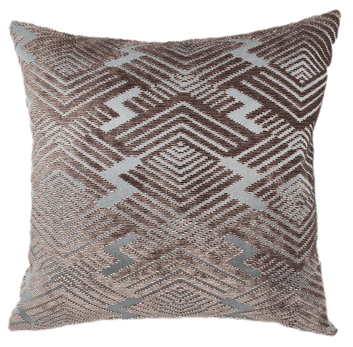 Atmacha Home & Living Cushion 43x43 cm / Taupe CUT VELVET TAUPE DIAMOND LINEN REV Taupe / 43x43 cm