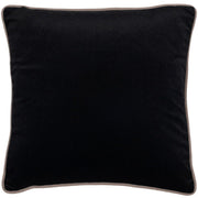 Atmacha Home & Living Cushion 43x43 cm / Taupe DBLE SIDED VELV BLK/CRM TAUPE PIPING Taupe / 43x43 cm