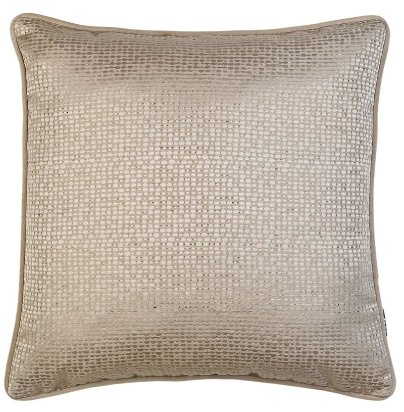 Atmacha Home & Living Cushion 43x43 cm / Taupe TAUPE SPARKLE LINEAR JAQ Taupe / 43x43 cm