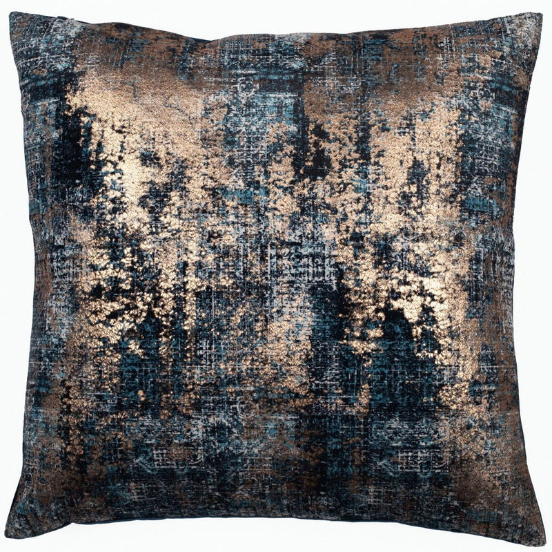 Atmacha Home & Living Cushion 43x43 cm / Teal Metallic gold foil on velvet teal 43 x 43 Teal / 43x43 cm