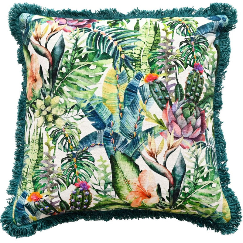 Atmacha Home & Living Cushion 45x45 cm / Assorted COLOURFUL CACTI EMBELLISHED 45x45 cm