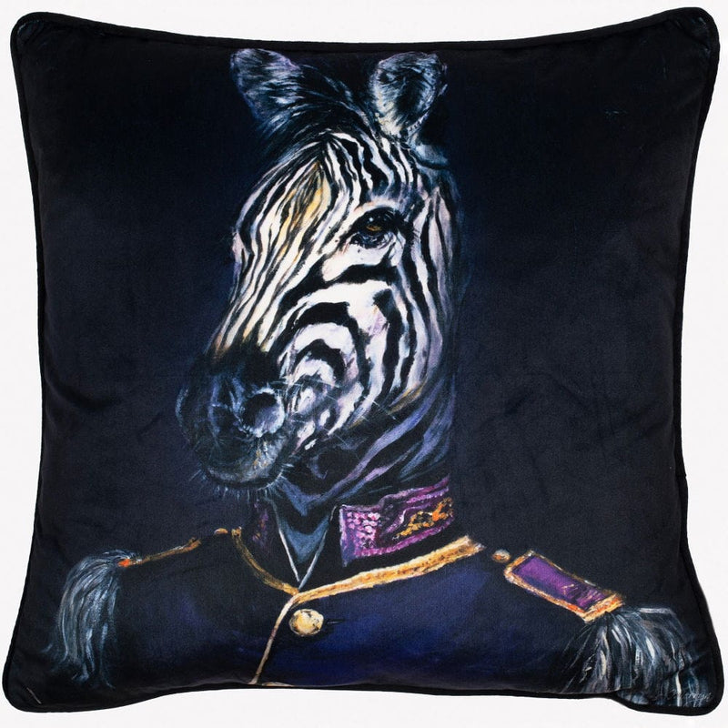 Atmacha Home & Living Cushion 45x45 cm / Assorted DRESSED PRINTED VELVET ZEBRA 45x45 cm