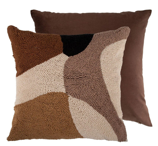 Atmacha Home & Living Cushion 45x45 cm / Assorted EMB LOOPED CUSHION ABSTRACT EARTHY 45x45 cm