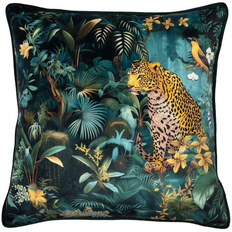 Atmacha Home & Living Cushion 45x45 cm / Assorted Embroidered Leopard on velvet 45 x 45 45x45 cm