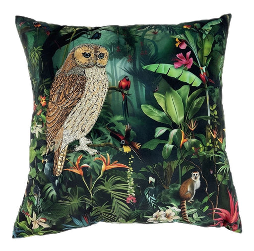Atmacha Home & Living Cushion 45x45 cm / Assorted EMBROIDERED OWL PRINT 45x45 cm