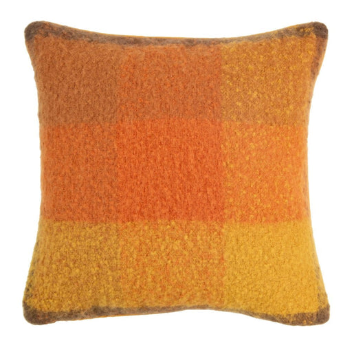 Atmacha Home & Living Cushion 45x45 cm / Assorted FAUX MOHAIR CUSHION RUSTIC PLAID 45x45 cm