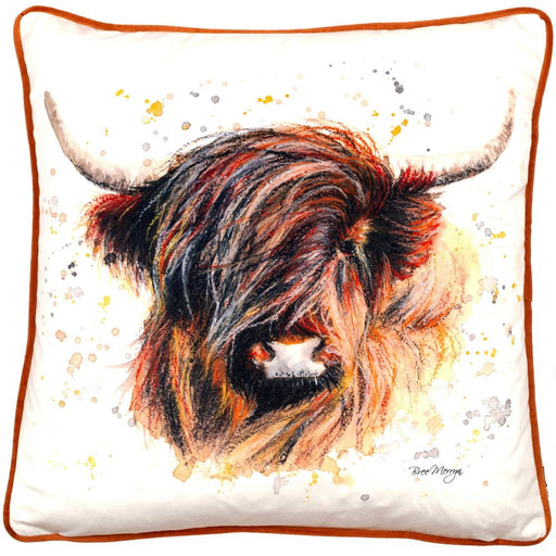 Atmacha Home & Living Cushion 45x45 cm / Assorted HIGLAND COW PRINTED  VELVET  45x45 cm