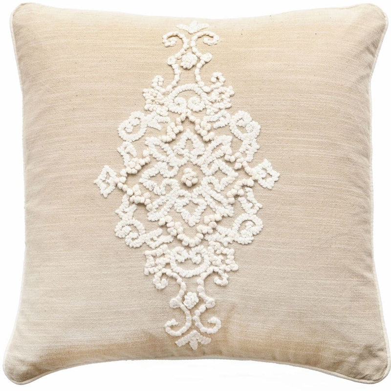 Atmacha Home & Living Cushion 45x45 cm / Assorted NATURAL CREWEL STICH WITH KNOTS 45x45 cm